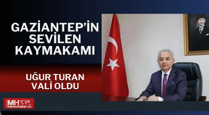 Şahinbey'in güzel insanı Uğur Turan Kırklareli Valisi oldu