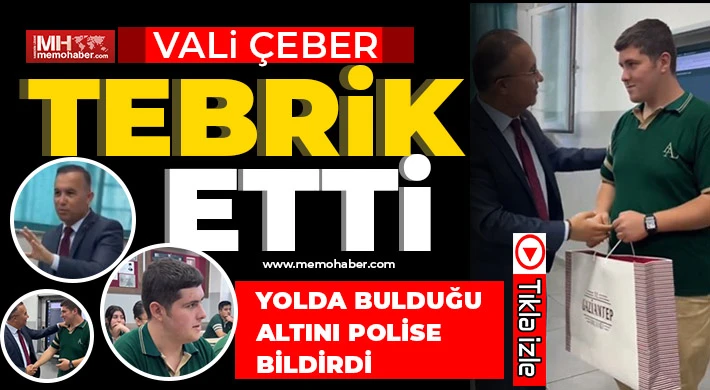 Yolda bulduğu altını polise bildirdi! Vali tebrik etti