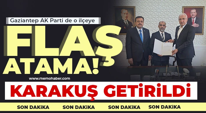 AK Parti Nizip'e atama! Eczacı Karakuş'a önemli görev