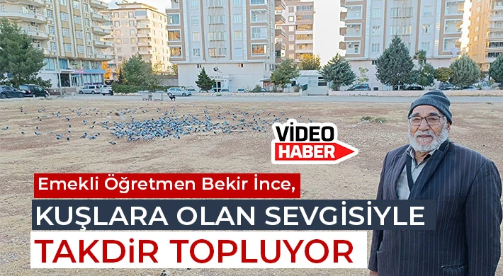 Emekli Öğretmen Bekir İnce, Kuşlara Olan Sevgisiyle Takdir Topluyor