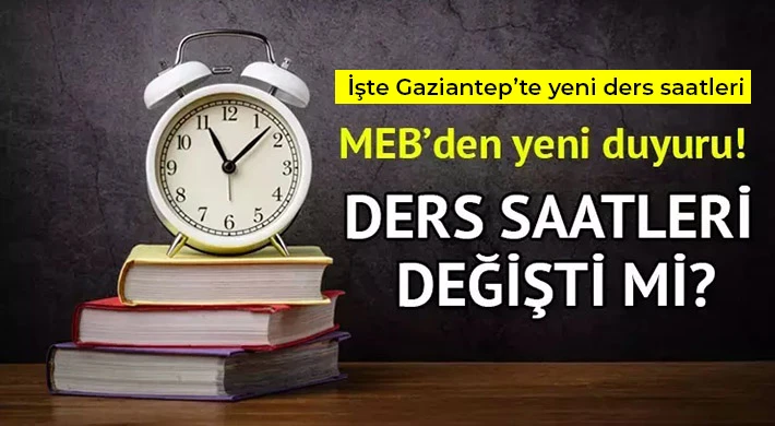 MEB, tüm il valiliklerine okulların başlama bitiş saatlerine ilişkin genelge gönderdi