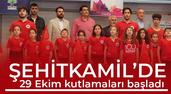 Şehitkamil’de 29 Ekim kutlamaları başladı
