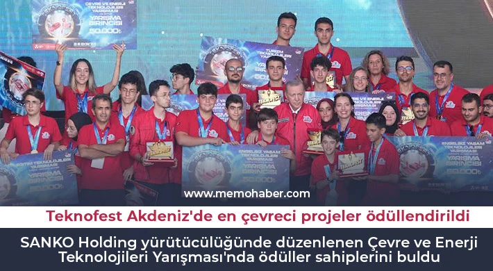 Teknofest Akdeniz'de en çevreci projeler ödüllendirildi