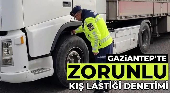 Gaziantep'te zorunlu kış lastiği denetimi