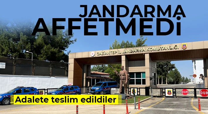 Jandarma affetmedi! Adalete teslim edildiler
