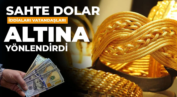 Sahte dolar iddiaları vatandaşları altına yönlendirdi