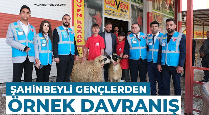 Şahinbeyli Gençlerden Örnek Davranış
