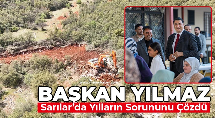 100 haneyi etkileyen arazi yolu açıldı