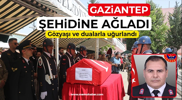 Gaziantep şehidine ağladı!
