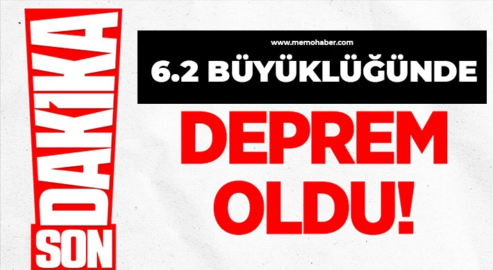 İstanbul’da 6.2 büyüklüğünde deprem