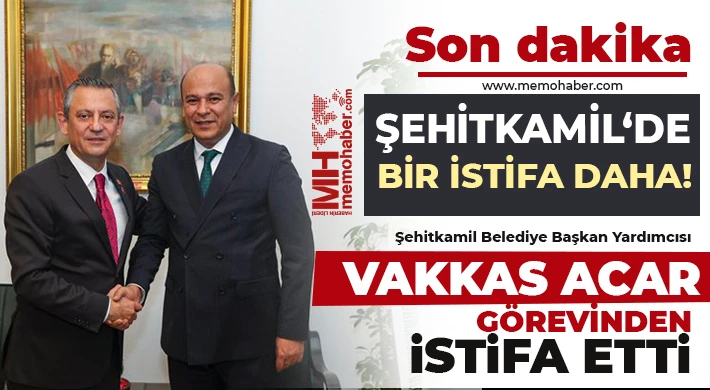 Şehitkamil‘de bir istifa daha! Acar görevinden istifa etti