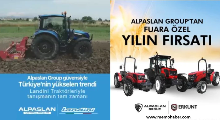 Traktörde Büyük Fırsat! Peşinatsız, Faizsiz Erkunt ve Landini Traktörler Alpaslan Group’ta