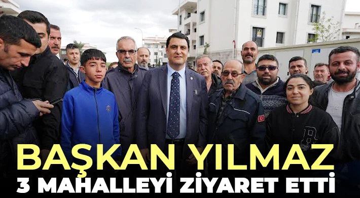 Yılmaz vatandaşlarla bir araya geldi