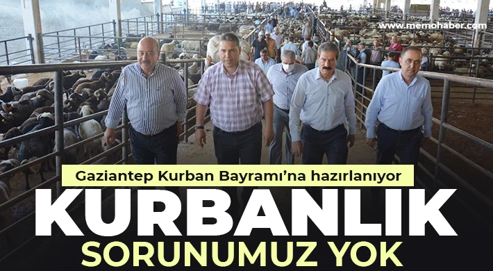 Gaziantep Kurban Bayramı’na hazırlanıyor