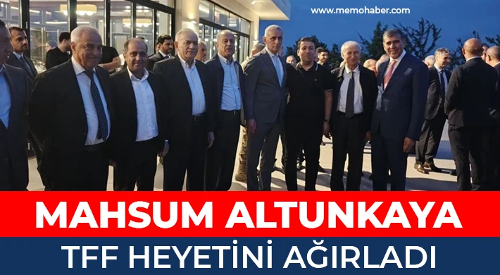 Mahsum Altunkaya TFF heyetini ağırladı