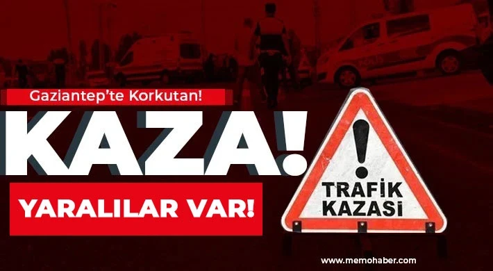 Gaziantep-Nizip karayolunda kaza! Yaralılar var