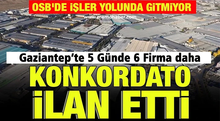 Gaziantep’te 5 Günde 6 Firma Daha Mahkemelik Oldu