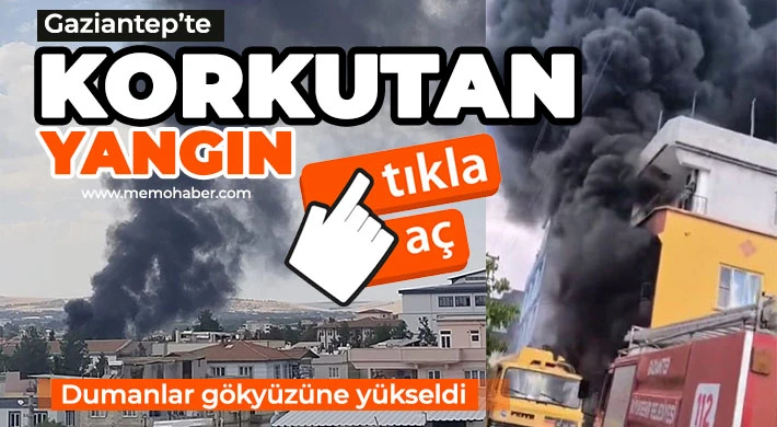 Gaziantep’te korkutan yangın!