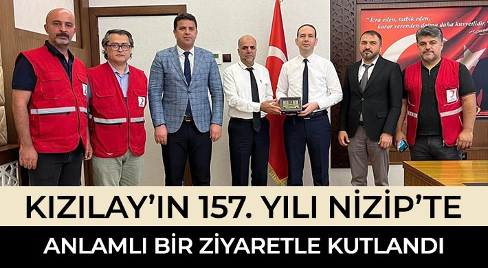 Kızılay’ın 157. Yılı Nizip’te Anlamlı Bir Ziyaretle Kutlandı