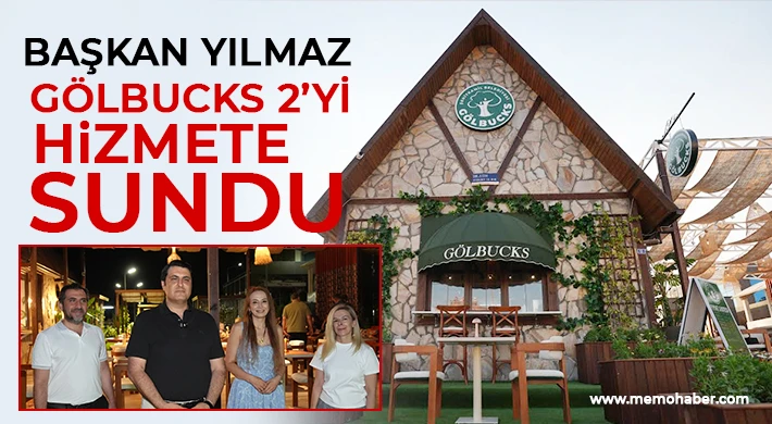 Yılmaz: "Gölbucks, Gaziantep’in en kaliteli mekanı"