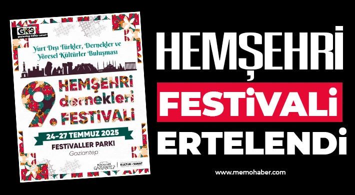 Festivale şehit ertelemesi
