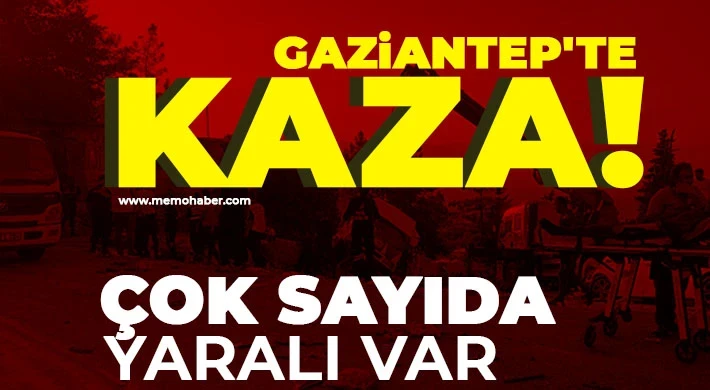 Gaziantep’te trafik kazası! 6 kişi yaralı