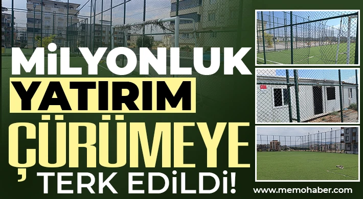 Nizip’te Milyonluk Yatırım Çürümeye Terk Edildi!