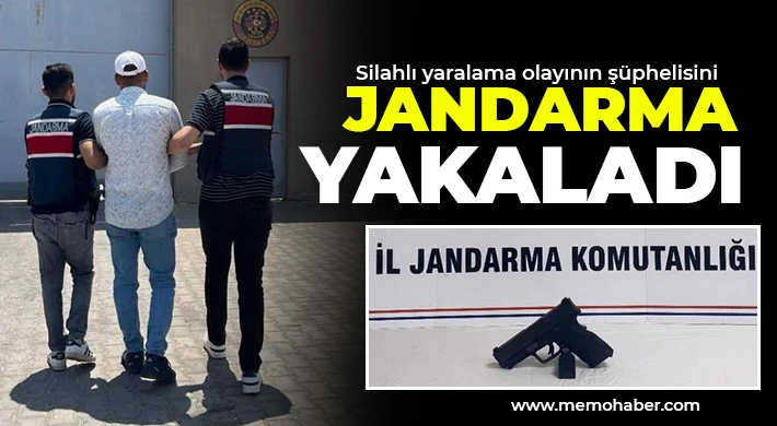 Silahlı yaralama olayının şüphelisini jandarma yakaladı