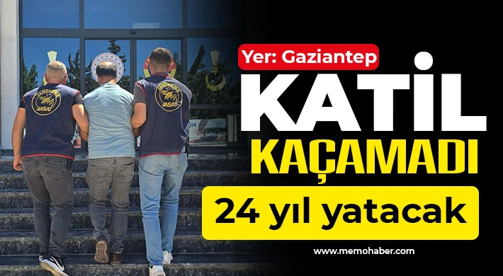 Gaziantep'te 24 yıl hapis cezası bulunan şahıs yakalandı