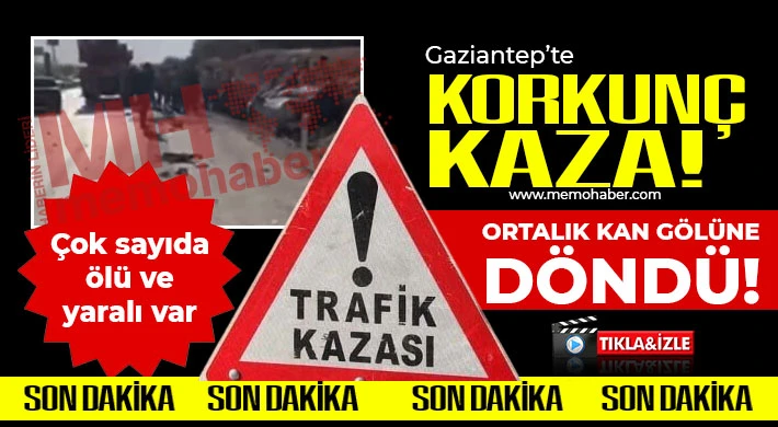 Gaziantep- Nizip karayolunda kaza: 3 ölü 3 yaralı