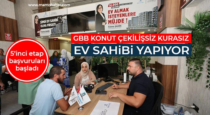 GBB Konut çekilişsiz kurasız ev sahibi yapıyor