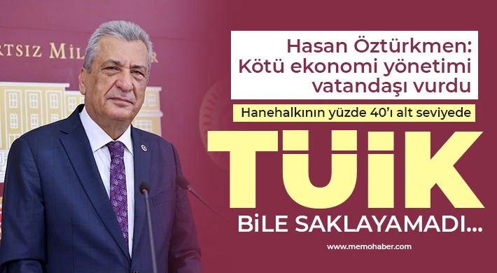 Hasan Öztürkmen: Tek adam rejimi, fakiri daha fakir, zengini daha zengin yaptı