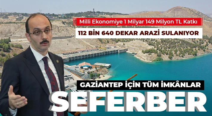 Gaziantep için tüm imkânlar seferber