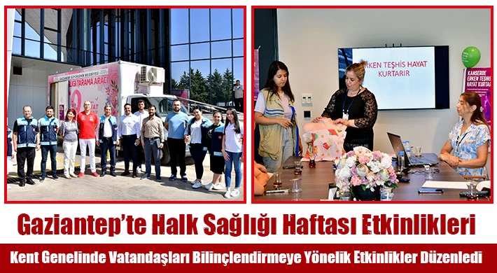 Gaziantep’te Halk Sağlığı Haftası etkinlikleri