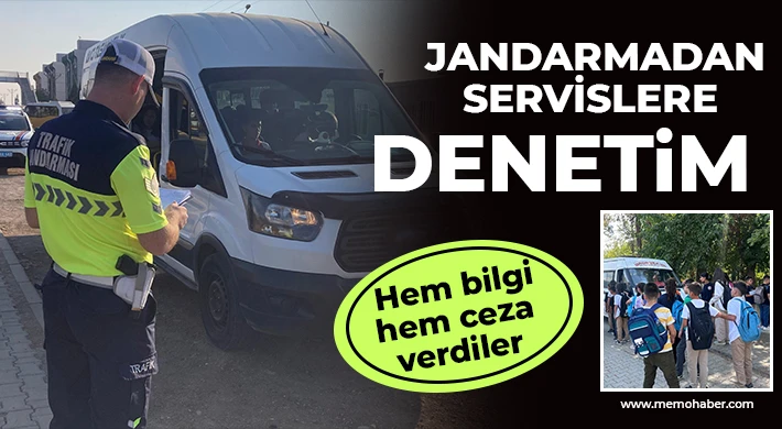 Jandarmadan servislere denetim