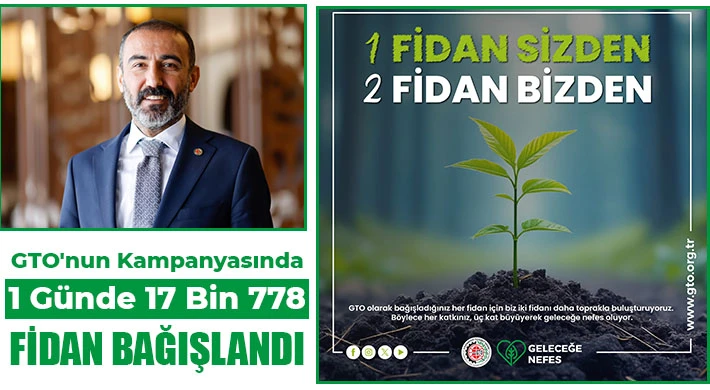Yıldırım: "Yüzbinlerce fidanı toprakla buluşturmaya vesile olacağız"