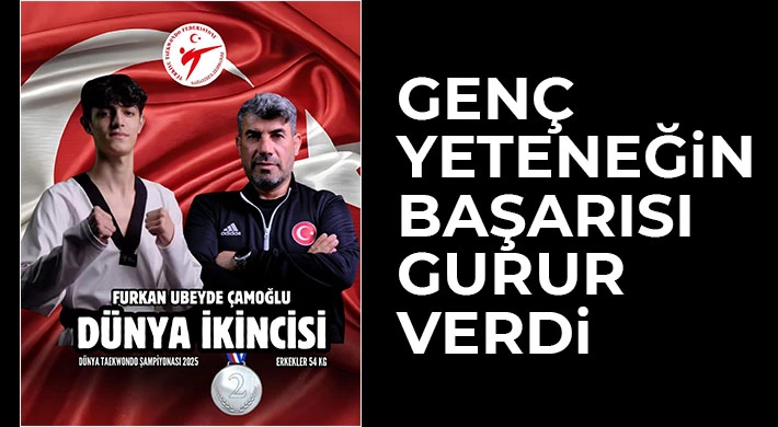 Furkan Ubeyde Çamoğlu büyük bir başarıya imza attı