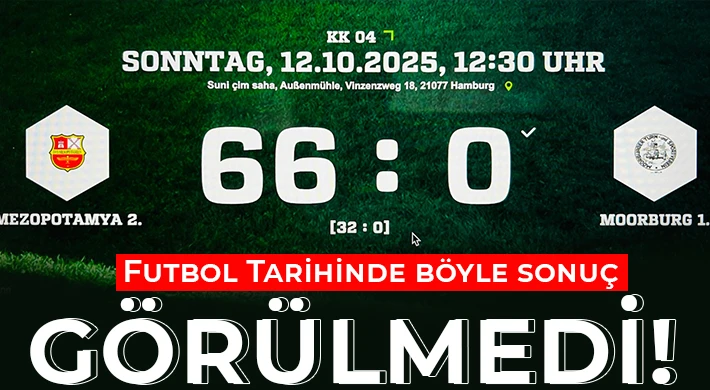 Futbol Tarihinde böyle sonuç görülmedi! 66-0 galip geldi