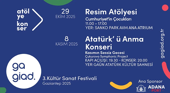 GAGİAD 3. Kültür Sanat Festivali 2025 için Geri Sayım Başladı!
