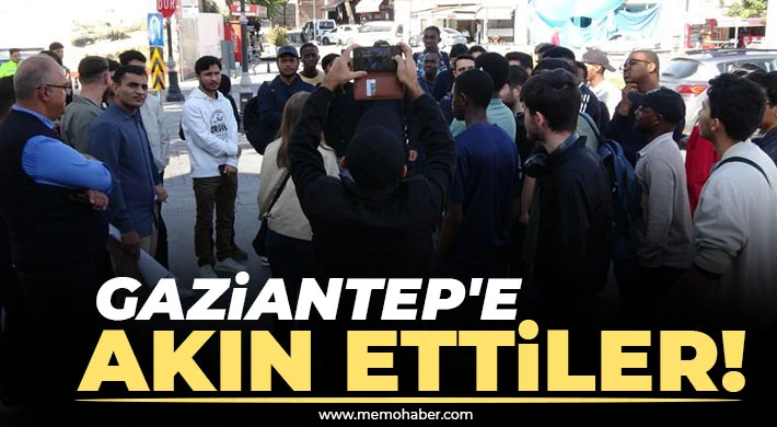 Gaziantep'e akın ettiler!