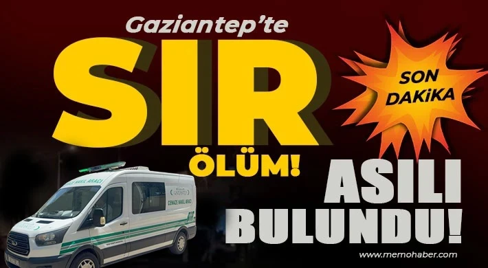 Gaziantep'te parkta feci son! Asılı halde bulundu