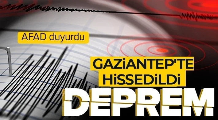 4.4’lük Deprem: Gaziantep’te de Hissedildi