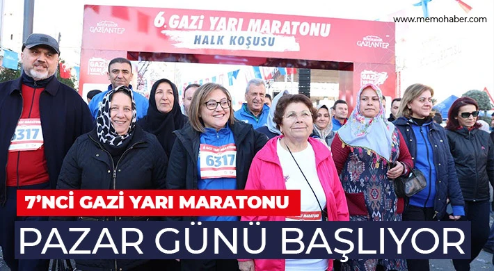 7’nci Gazi Yarı Maratonu pazar günü başlıyor