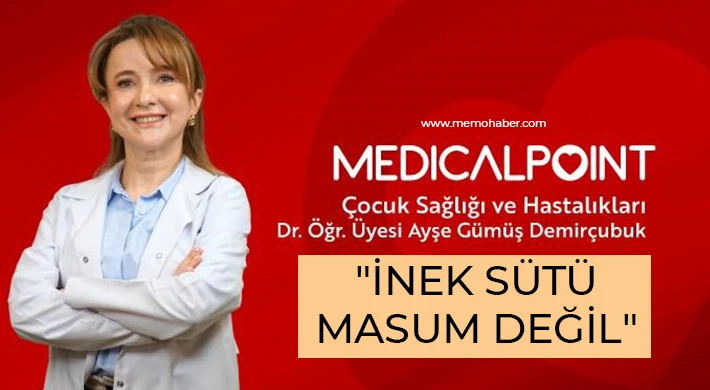 Dr. Demirçubuk, "İnek sütü masum değil"