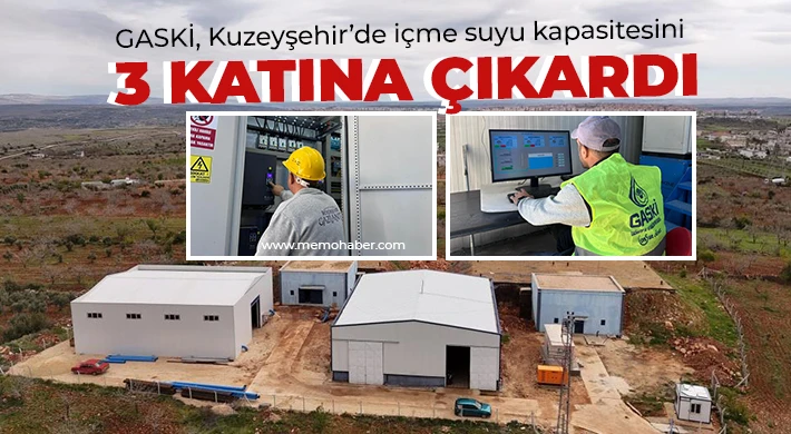 GASKİ, Kuzeyşehir’de içme suyu kapasitesini 3 katına çıkardı