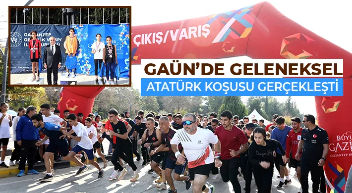 GAÜN’de Geleneksel Atatürk Koşusu Gerçekleşti