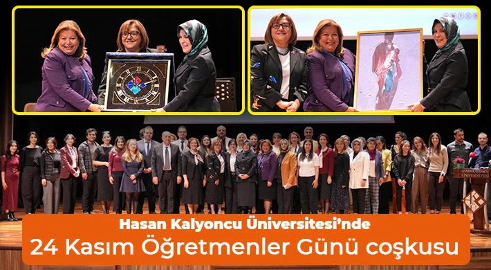 Hasan Kalyoncu Üniversitesi’nde 24 Kasım Öğretmenler Günü coşkusu