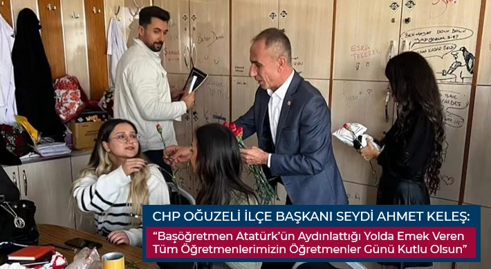 Keleş: Tüm Öğretmenlerimizin Öğretmenler Günü Kutlu Olsun