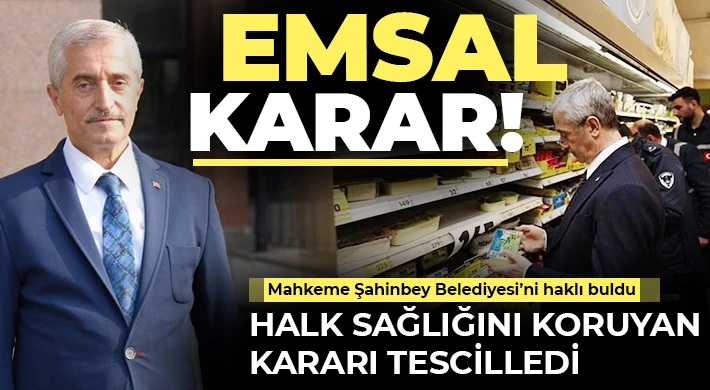 Mahkeme Şahinbey Belediyesi’ni haklı buldu, halk sağlığını koruyan kararı tescilledi