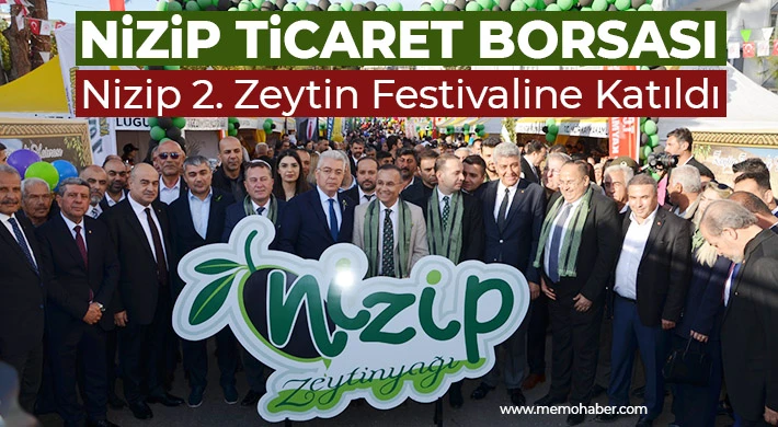 Nizip Ticaret Borsası Nizip 2. Zeytin Festivaline Katıldı